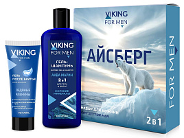 Набор мужской Викинг Айсберг(гель-шамп.+гель п/бр)