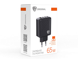 Зарядное устройство BY 916-267 Gan QC PD PPS USB-A 3x Tupe-c черный