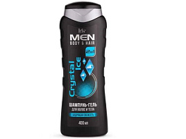 Шампунь мужской Белита 400мл.2в1 Кристальный лед для волос и тела