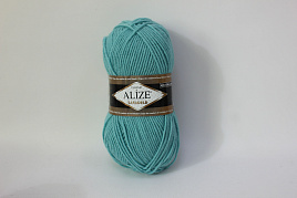 Пряжа Alize Бирюза (5) 240м 140гр 51%акрил 49%шерсть Турция