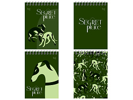 Блокнот 60л. BG Б6гр60 58719 "Secret place" А6 на гребне