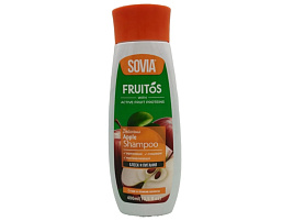 Шампунь Sovia 400мл. Блеск и питание Яблоко