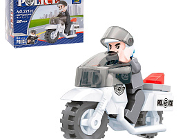 Конструктор Брик 884284 Полицейский мотоцикл 26дет.