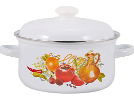 Кастрюля эмаль 3л 1512АП2/4 Итальянская кухня