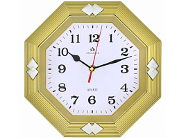 Часы настенные Atlantis 23*23 TLD-6052 золото