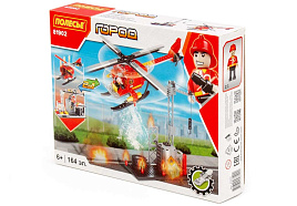 Конструктор 81902 "Классик" "Город. Пожарная часть-1.4" 164 эл.