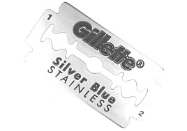Лезвие Gillette Silver Блю 5шт.син.2109/2144