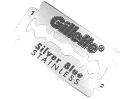 Лезвие Gillette Silver Блю 5шт.син.2109/2144