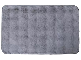 Коврик для ванной 50*80 искусственный мех голубой А090280
