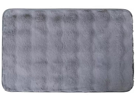 Коврик для ванной 50*80 искусственный мех голубой А090280