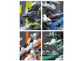 Блокнот 60л. BG Б5гр60 06695 А5 на гребне "Push the button", твердая подложка