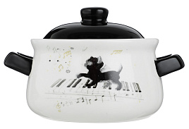 Горшок для запекания керамика 824-123/7366 Котейка