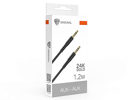 Кабель AUX-AUX 3.5мм mini jack BY Base черный 931-636
