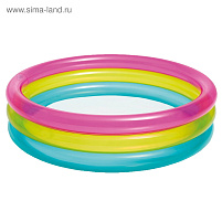 Надувной бассейн 57104 Радуга 86*25см
