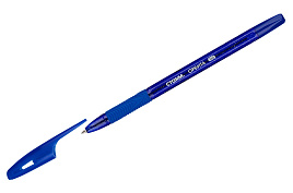 Ручка Стамм РШ-32390 "Орбита 150" синяя, 0,7мм, тонированный корпус с блёстками