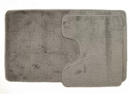 Коврик для ванной и туалета 50*80 Agua-Prime серый 511347/2943