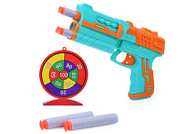 Пистолет с мягкими пулями TL1188 Super Gun и мишенью