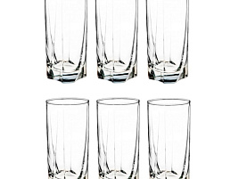 Набор стаканов 6шт 42358/4241 Луна выс. 390мл