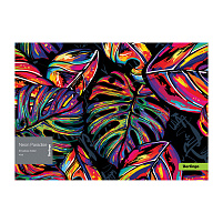 Папка-конверт с кнопкой Berlingo EFb_A4081 "Neon Paradise" A4, 180мкм, с рисунком