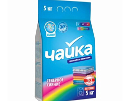 Стиральный порошок Чайка 5кг автомат Северное сияние. Для цветного.
