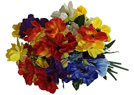 Цветок букет Мак №43 45см