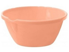 Миска пластик 1л Helsinki РТ1273/2597 персиковая карамель