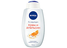Гель для душа Nivea М Крем апельсин 750мл.