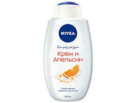 Гель для душа Nivea М Крем апельсин 750мл.