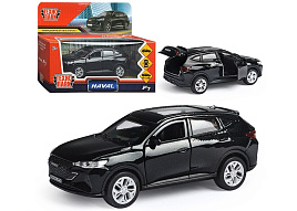 Машина металлическая F7-12-BK-WOD HAVAL "haval f7", длина 12 см, дв, багаж, инер, черный, в кор.