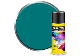 Эмаль-аэрозоль водянисто-синий  520мл Farbitex 5021