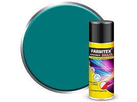Эмаль-аэрозоль водянисто-синий  520мл Farbitex 5021