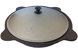 Казан 12л с/кр Чугунный