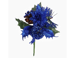 Декор Веточка 9698916 Зимние грезы 15см