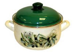 Кастрюля эмаль 5,1л 15231 Маслины