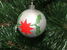 Шар 6см 5140802 матовые