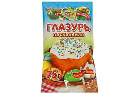 Пасха Глазурь для кулича 10980402/0000556 75гр