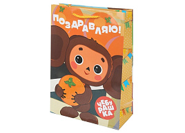 Упаковочная сумочка 22*31 PML-111163-CH3 Союзмультфильм Чебурашка