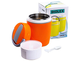 Термос 1,4л Diolex DXC-1400-3/1082 оранжевый