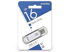 Флеш-драйв Smart Buy 16Gb SB16GBVC-S V-Cut Silver серебро 0285