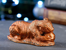 Статуэтка 7004767 Тигр медь 11см