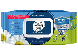 Влажные салфетки  Ан. Emily Style 80шт.клапан