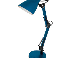 Лампа настольная офисная KD-331 Camelion синий 6557