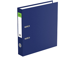 Папка регистратор 5см. СТАММ ММ-31820 "Стандарт", бумвинил, с карманом на корешке, синяя