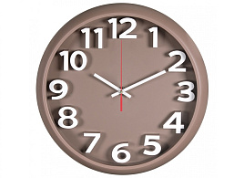 Часы настенные "21 Век" 32*32 3200-003 капучино круг