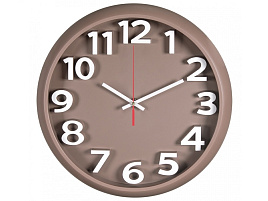 Часы настенные "21 Век" 32*32 3200-003 капучино круг