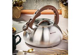 Чайник нержавейка 3л DSC-8804/8505 Даникс со свистком, индукция