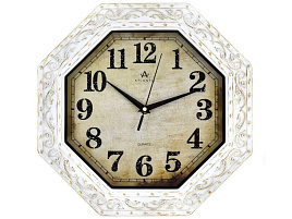Часы настенные Atlantis 31*31 TLD-35006С белые