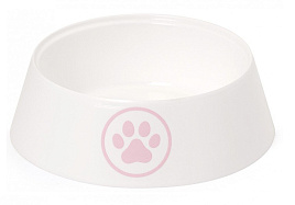 Миска для домашних животных 0,3л Лекси М8582 белая