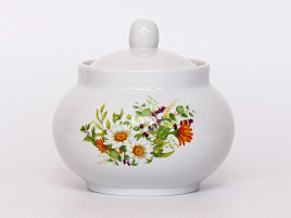 Сахарница керамика Рубин Луговые ромашки 124982