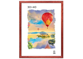 Фоторамка ПС 30*40 дерево Красное дерево 1302
